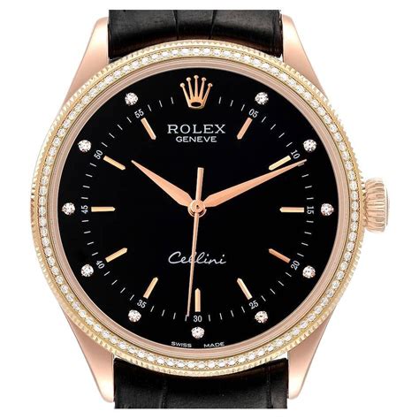 rolex cellini with diamonds in face|Rolex cellini prince.